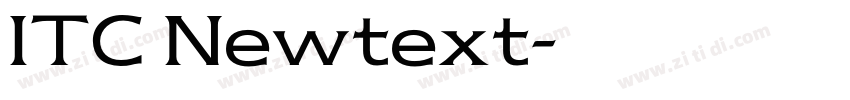 ITC Newtext字体转换
